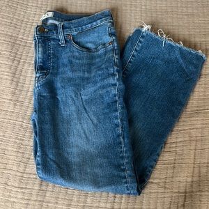 Madewell mid-rise kick out jeans